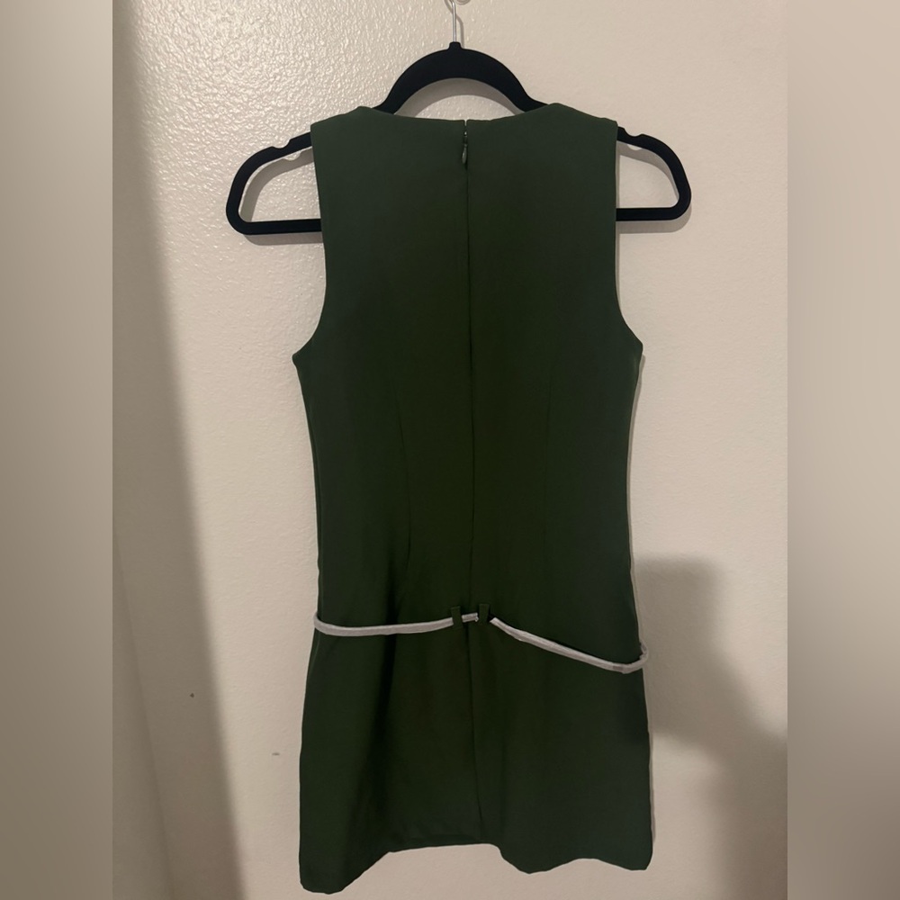 NWT!! Abercrombie & Fitch Green Sleeveless Sheath Dress - Picture 6 of 11